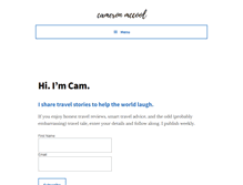 Tablet Screenshot of cameronmccool.com